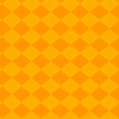 Colorful orange rhombus pattern for background
