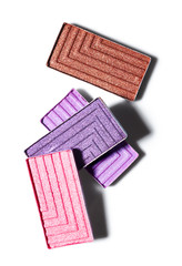 Eye shadow isolated on white background