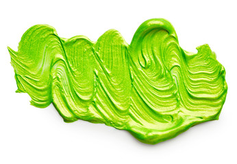 Green metallic paint