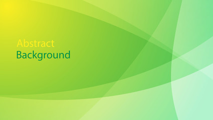 Green and Yellow color background abstract art vector