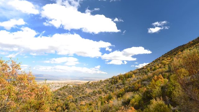 dağlarda bulut hareketliliği