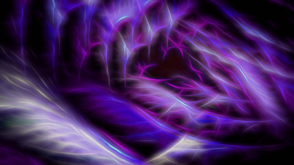 Abstract blue energy waves