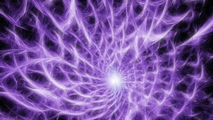 Abstract energy butterfly on the flower