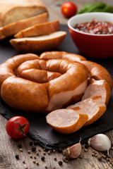 Ring smoked sausage