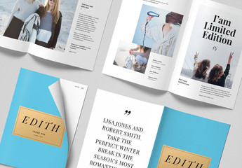 Magazine Page Mockup