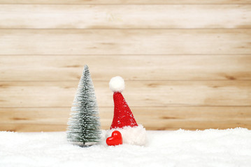 Weihnachtsmütze mit Tannenbaum