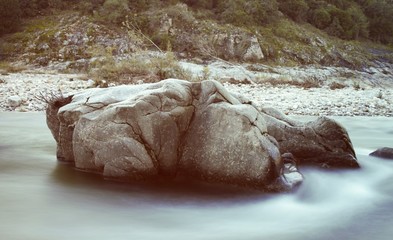 Rocher en pose longue