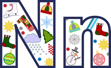 litera n © felicytka