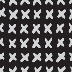 Hand drawn ink abstract texture seamless background