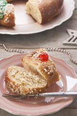Traditional spanish sweet cake for Christmas