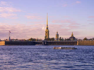 Peter and Paul Fortress,Peter and Paul Fortress across the Neva