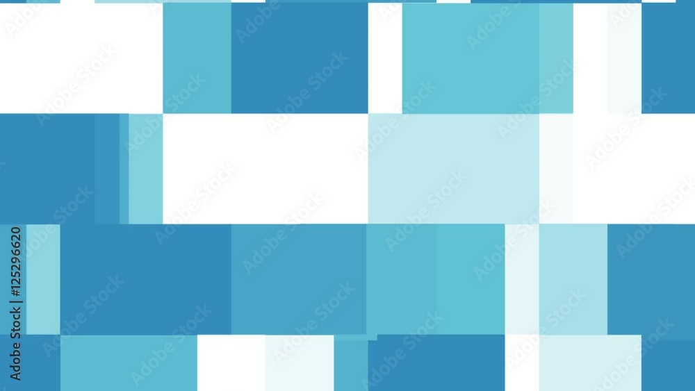 Canvas Prints light blue squares moving around background