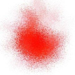 Abstract red stained splatter blotchy spot stain image