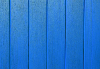 Wood texture. Lining boards wall. Wooden background pattern. Showing growth rings. blue color