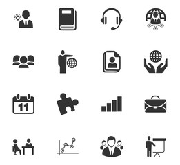 Business icons set