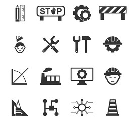 Fototapeta premium Engineering icons set