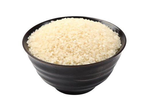 Jasmine rice in a bowl