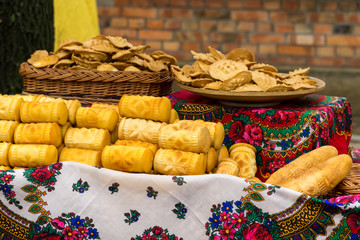 Oscypek, Oszczypek is a smoked cheese made of salted sheep milk exclusively in the Tatra Mountains region of Poland