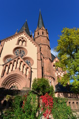 Fototapeta na wymiar Marienkirche Gelnhausen-Hessen
