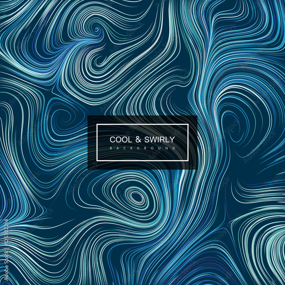 Poster abstract artistic curl background