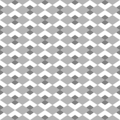 Seamless pattern in ethnic style with figures on a white backgro