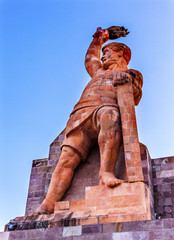 Fototapeta na wymiar El Pipila Statue Guanajuato Mexico