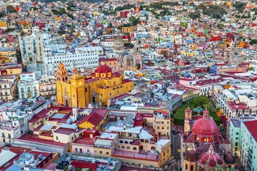 Deurstickers University Temple Companiia Our Lady Basilica Guanajuato Mexico © Bill Perry