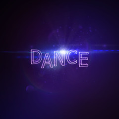 Dance 3D Neon Sign