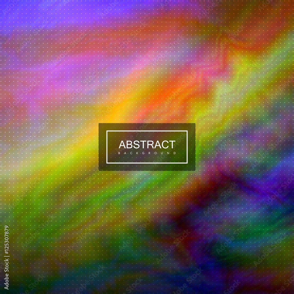 Poster Abstract background with colorful moire texture
