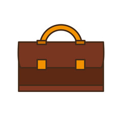 portfolio briefcase isolated icon vector illustration design