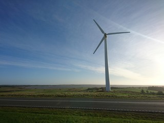 Fototapeta premium Windkraftanlage