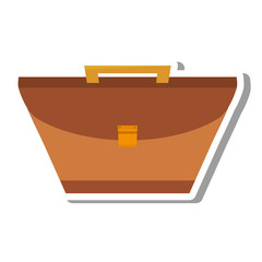portfolio briefcase isolated icon vector illustration design