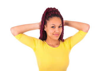 Portrait Of Young African Woman Smiling