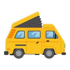 Trailer house vector illustration.