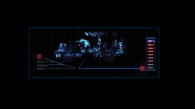 LOOPED (alpha channel) Infographic Technology - will make your films more interesting, you can use this in Final cut, Edius, Adobe Premiere, and etc&hellip;