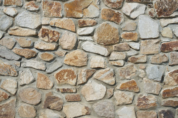 Natural rough stone wall - texture