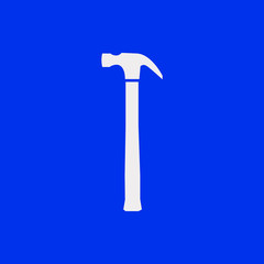 hammer icon stock vector illustration flat design