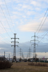 High voltage transmission lines