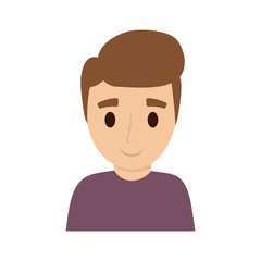 teen boy character avatar vector illustration design