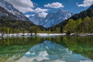 Mountain Lake in Winter - Lake Jasna