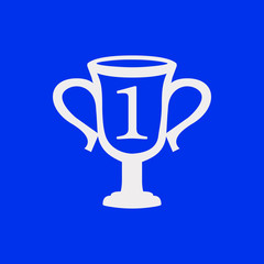 champions cup icon stock vector illustration flat design