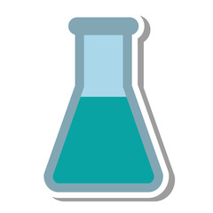 tube test science isolated icon vector illustration design