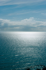 Fototapeta premium Sea Sky English Channel Whitsand Bay