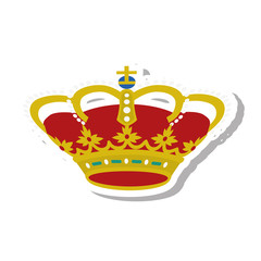 spain shield crown isolated icon vector illustration design