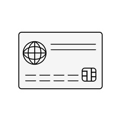 credit card isolated icon vector illustration design