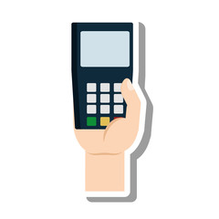 voucher machine e-commerce icon vector illustration design