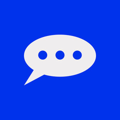 Speech Bubbles Icon. Chat pictogram icon stock vector illustration