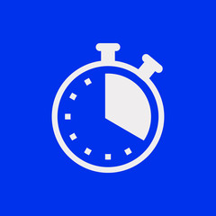 clock icon stock vector illustration flat design