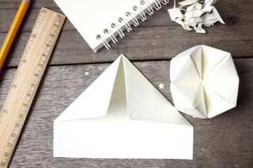 Origami paper fortune teller