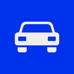 car icon stock vector illustration flat design
